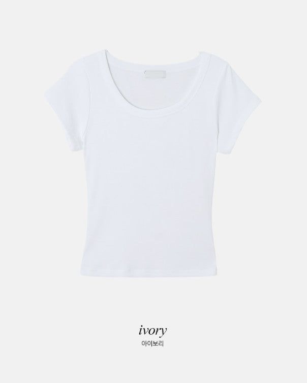 バイオウォッシングベーシックショートスリーブTシャツ(3color)
