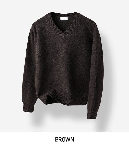 Lido Wool V-neck Crop Knit