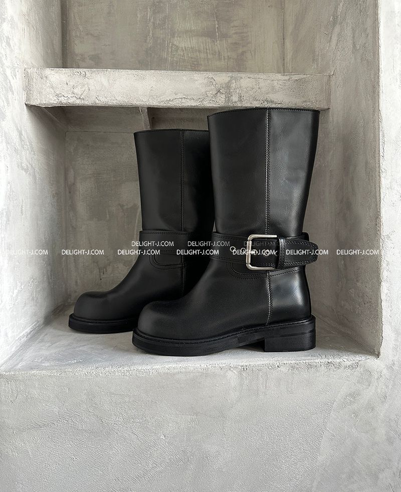 Buckle 4 cm Middle Boots