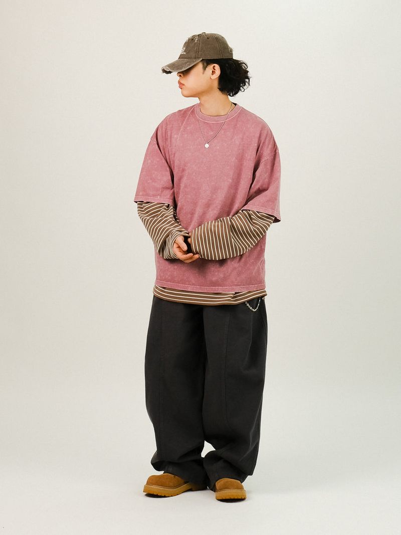 AN Cotton Rivet Balloon Pants