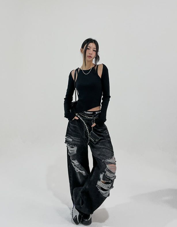 Bulse long eyelet belt