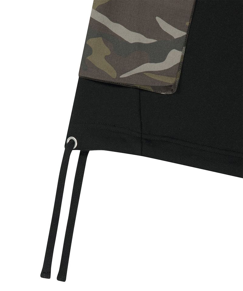 BERMUDA CAMO CARGO SWEATSHORT