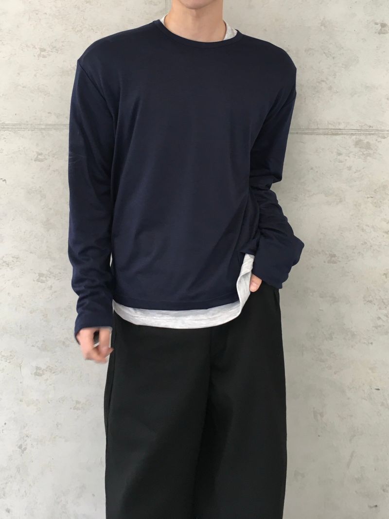 DISCERNMENT(ディサーンメント)の「TU Basic Layered Long Sleeve 8C(Tops)」
