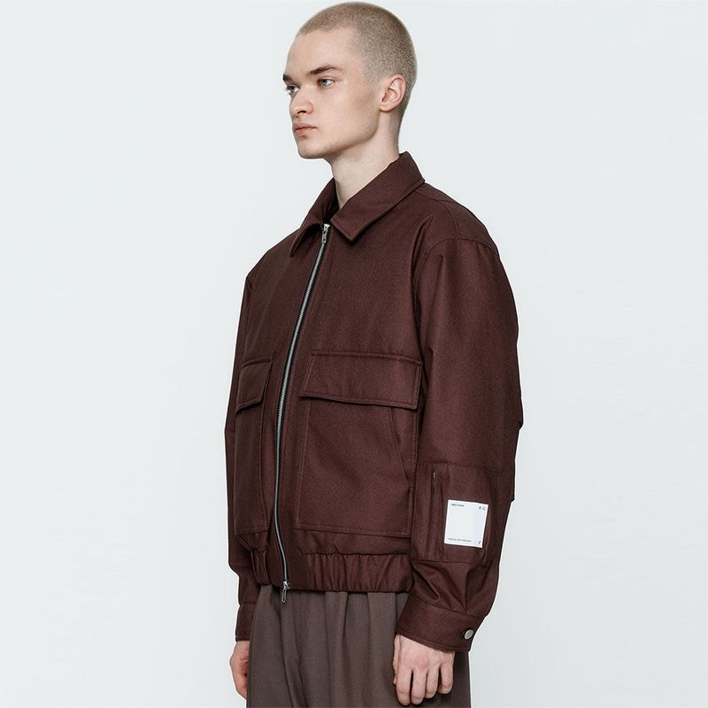 Out Pocket Flying Jacket Brown