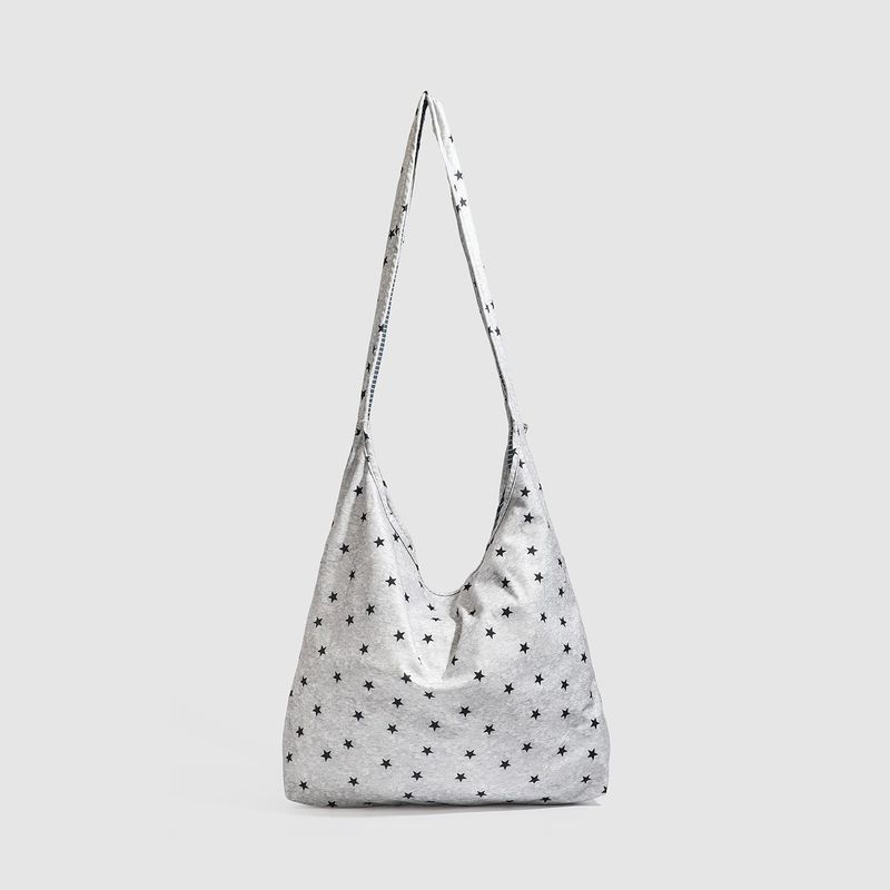 Reversible Star Canvas Tote Bag