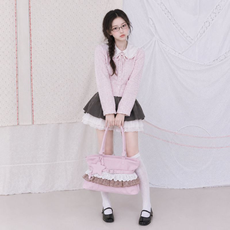 STAR FRILL BAG (3COLOR)