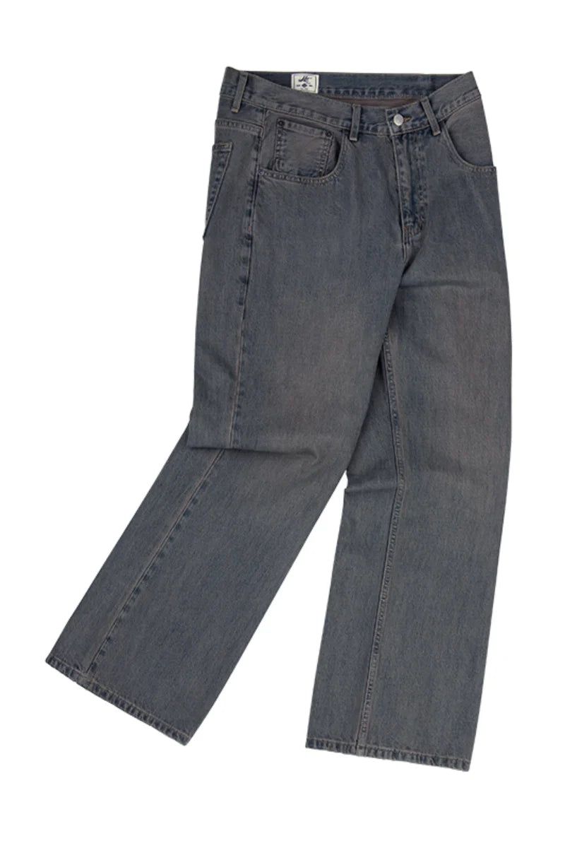 Vintage Washed Flare Jeans