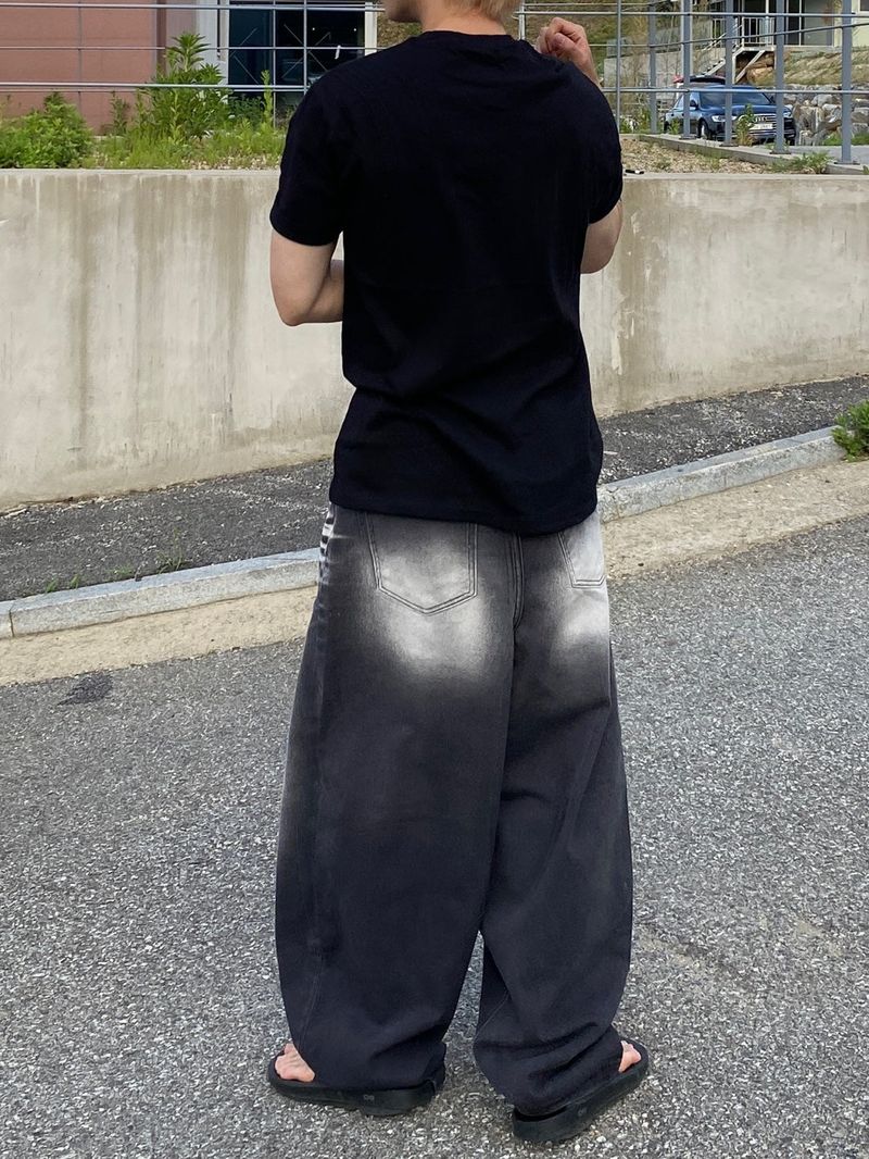 Rising lettering short sleeve T 3C