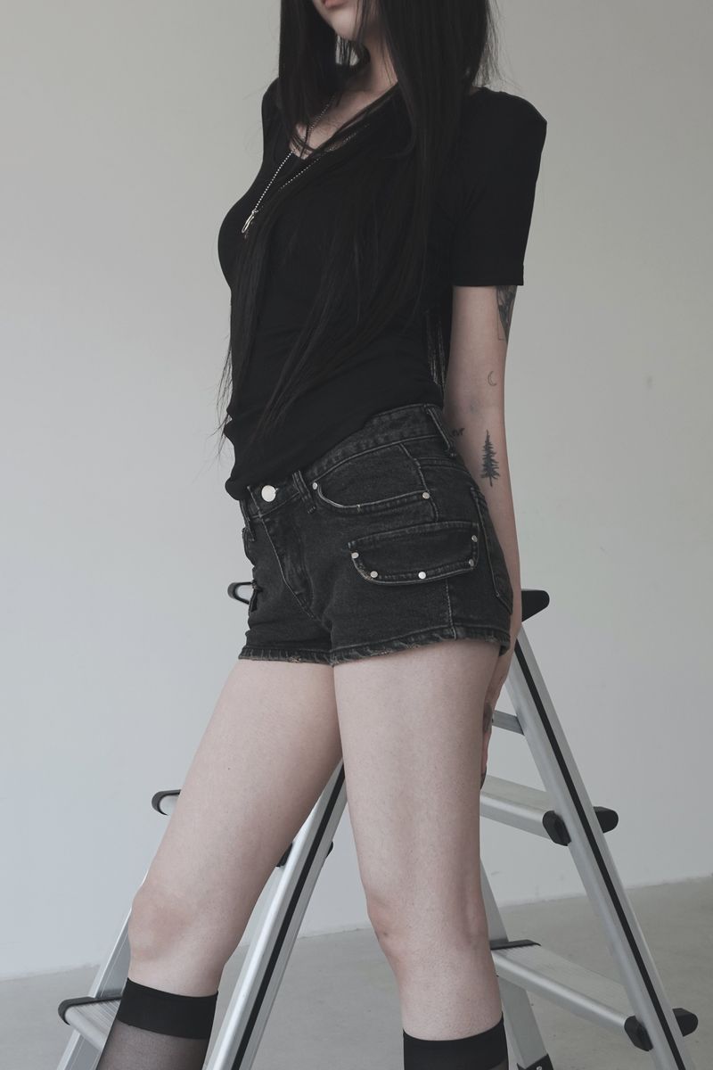 URBAN UNIQUE(アーバンユニーク)の「summer black cargo short pants(Pants)」