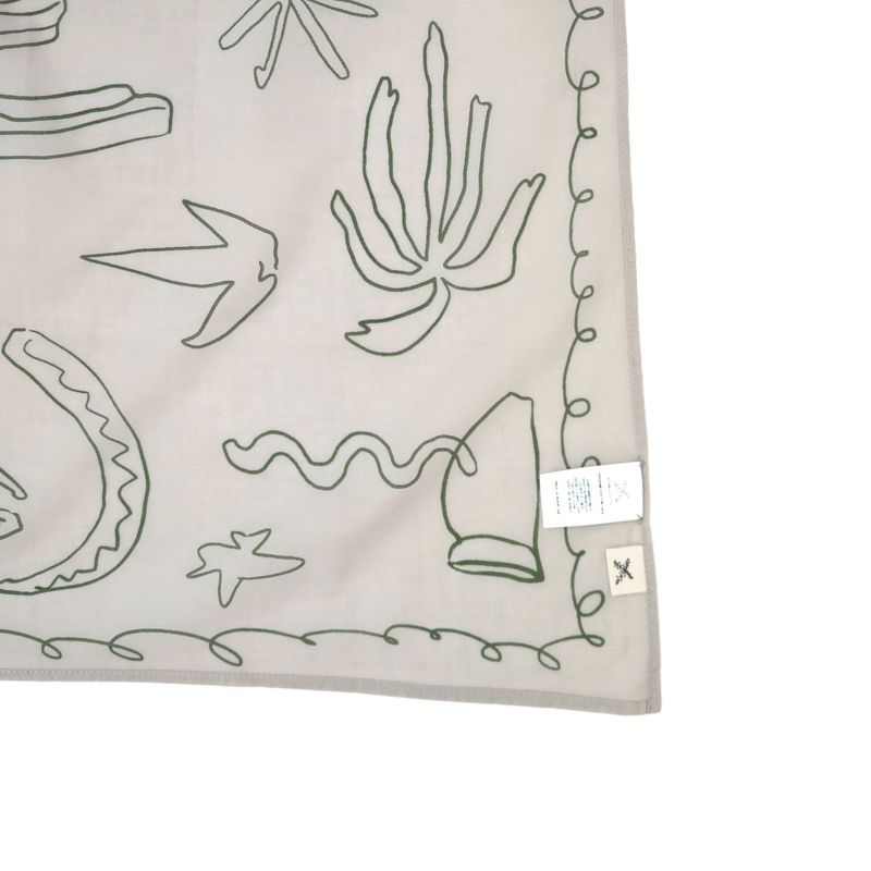 [Organic Scarf] Camino - Warm gray