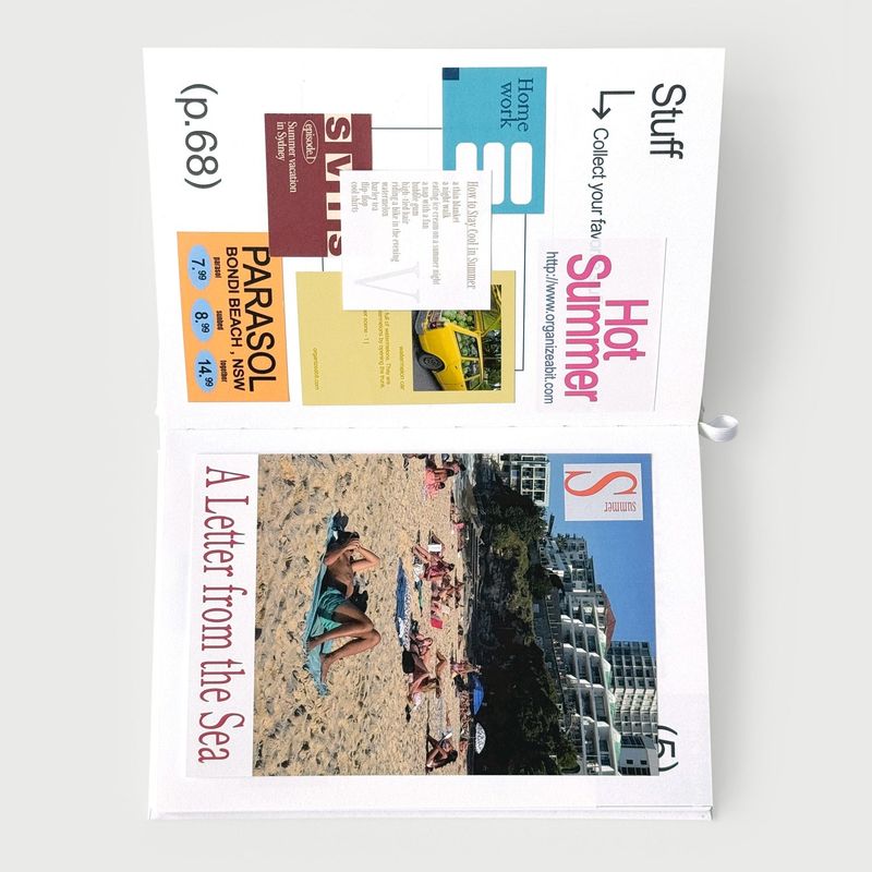 oab summerly pack / scrap sticker set