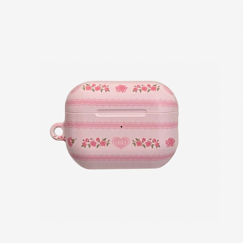 atta（アッタ）の「オー！ローズ (Pink/Matt)エアポッズケース（スマホグッズ/小物）」