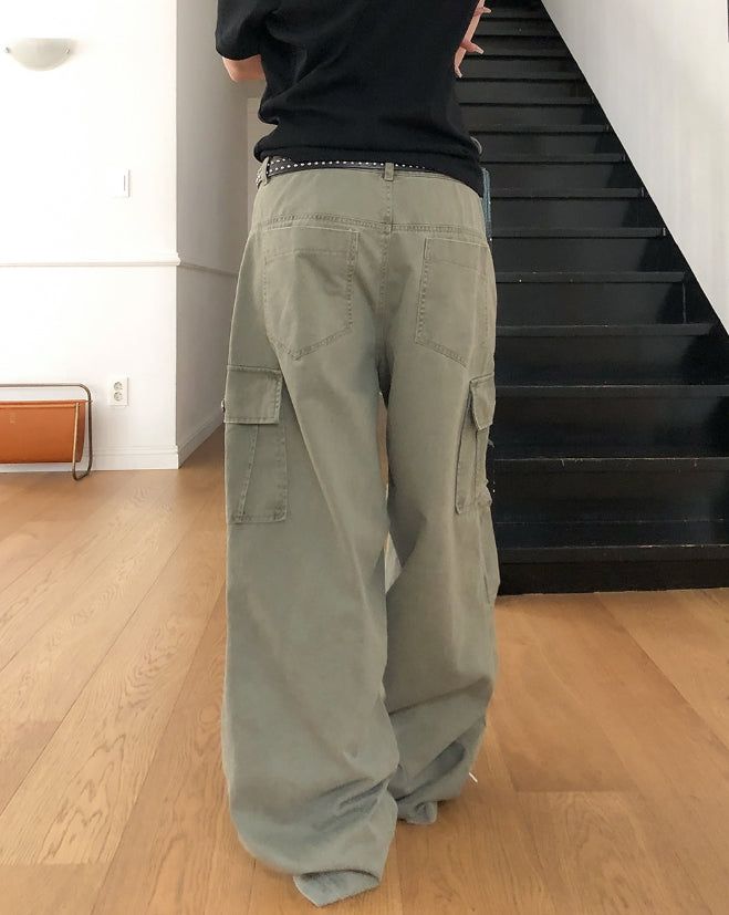Feud Dyed Washed Cargo Pants