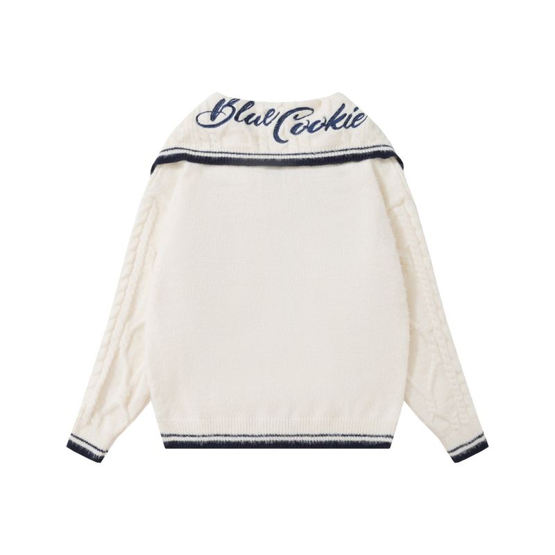 Cookie Check Tie Knit Cardigan
