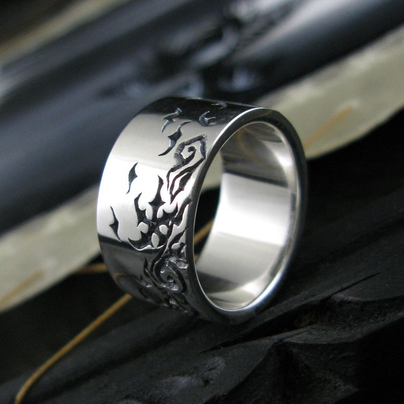 Lunar Breeze-F1 silver ring