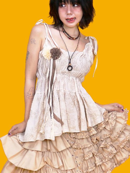 KUO(クーオ)の「little morri-girl sleeveless(Tops)」