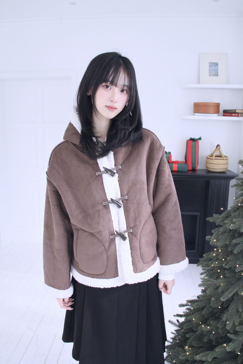 Bubble Wool Coloring Tteokbokki Cropped Mustang 2 colors