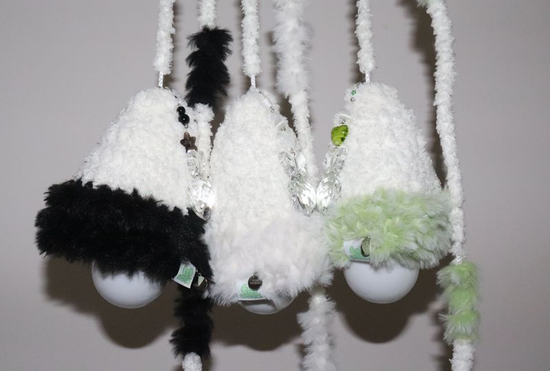 fluffy white cozy light