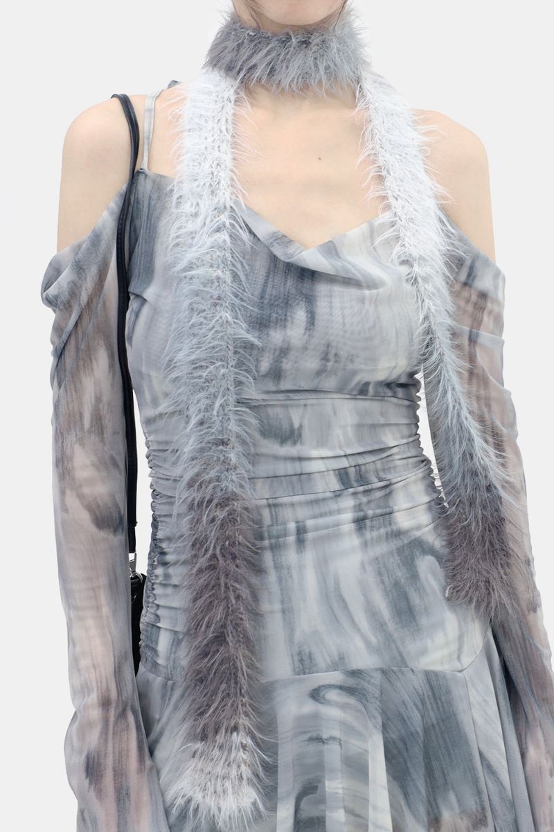 Marena mini knit muffler