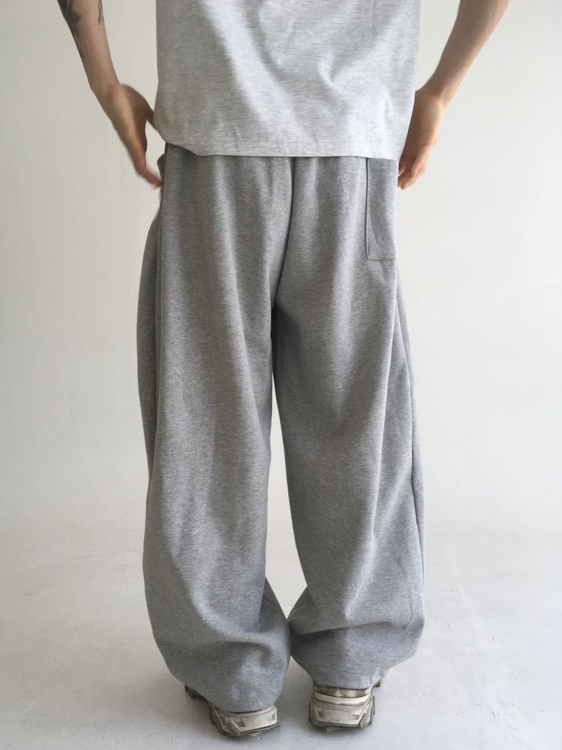 curved bonded pants(2colors)