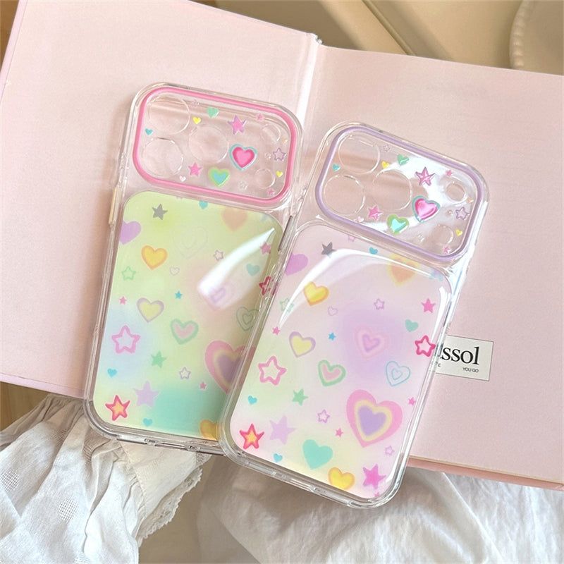[1+1BOGO] Color Heart Gradient iPhone Case