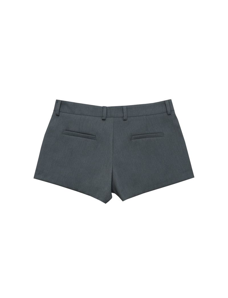 square ring low-rise pants