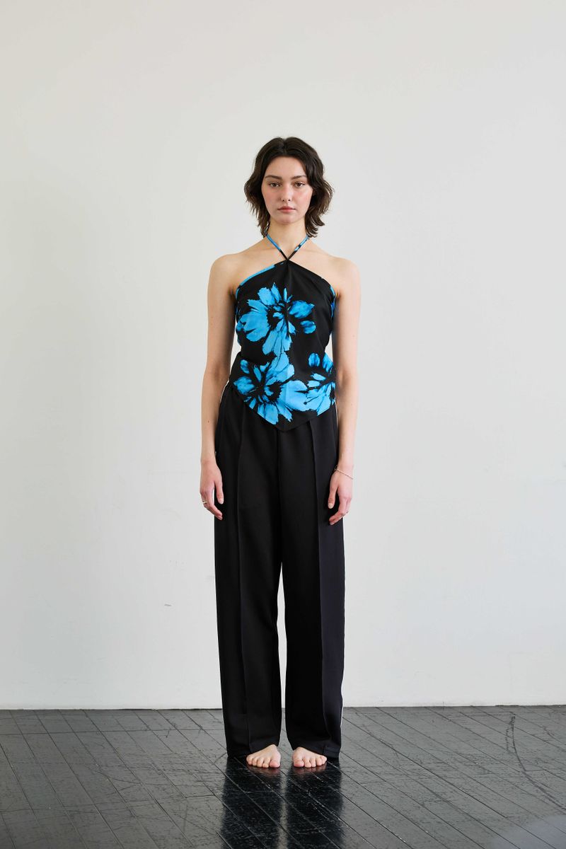 ARIKIM（アリキム）の「 FLUTTER HALTERNECK / BLUE（Tops）」