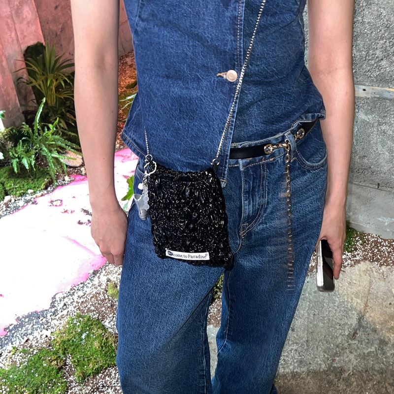 Sha-pei Rumple Bag (Black)