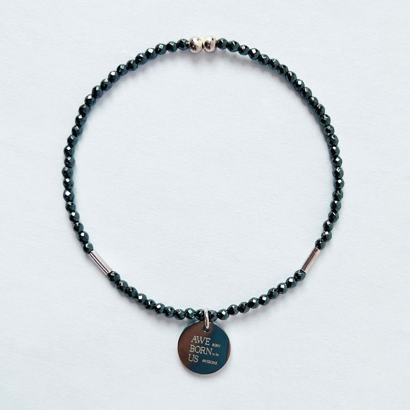 AWE BORN US（アボンアス）の「GEM STONE HEMATITE BRACELET（Accessories）」