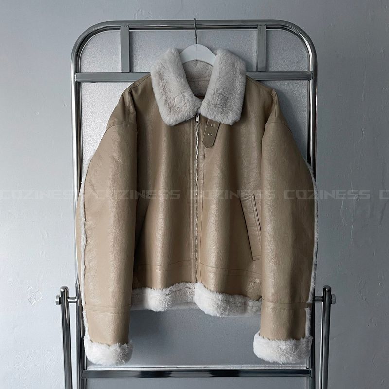 ECT bold Oversized fit suede jacket (3 colors)
