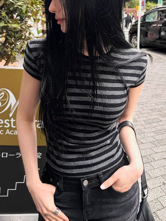 26SS★ [MADE] Tokyo Slim Tee Stripe ver.