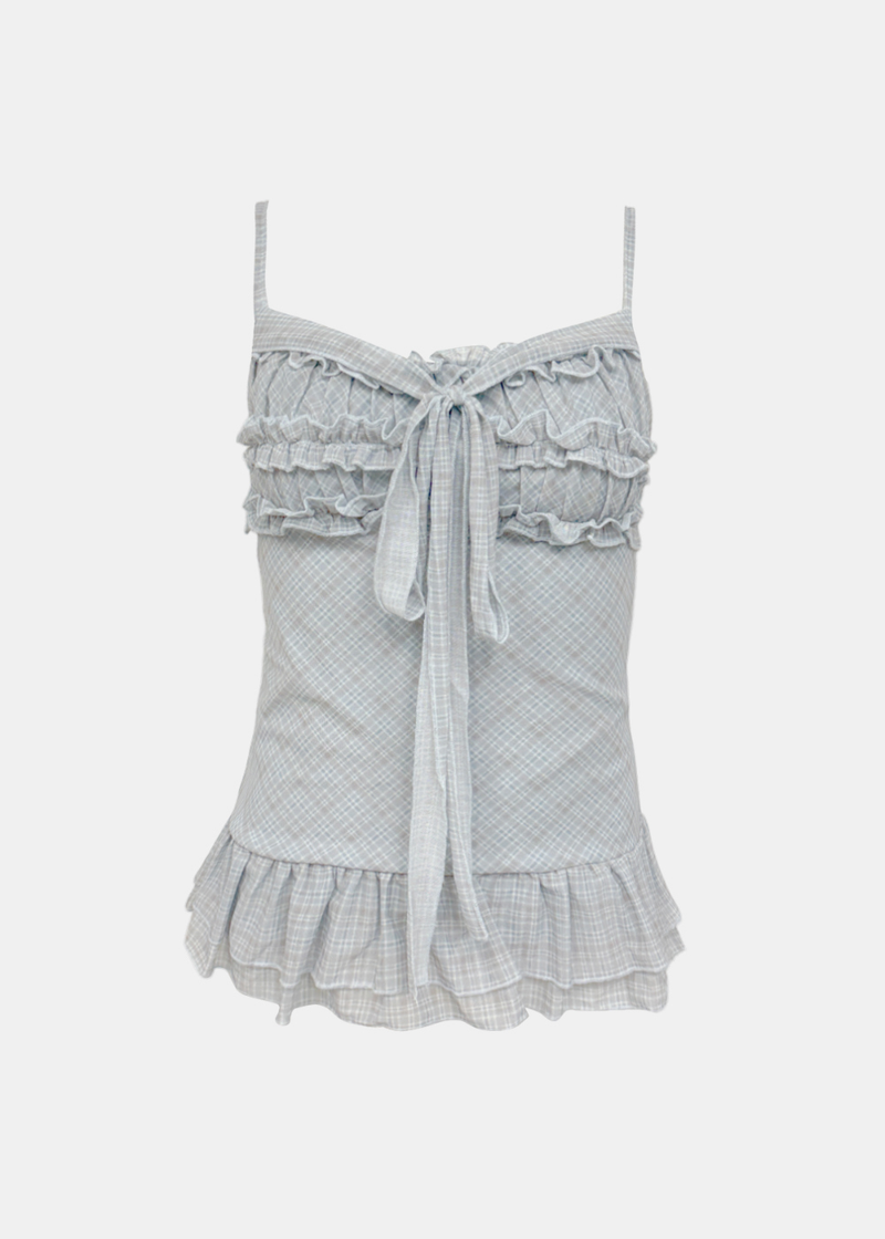 Jane Frill Top & Cardigan Set