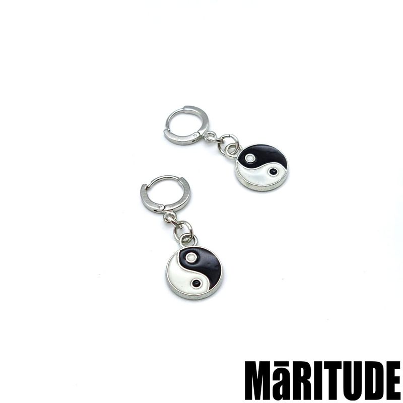 YING YANG EARRINGS