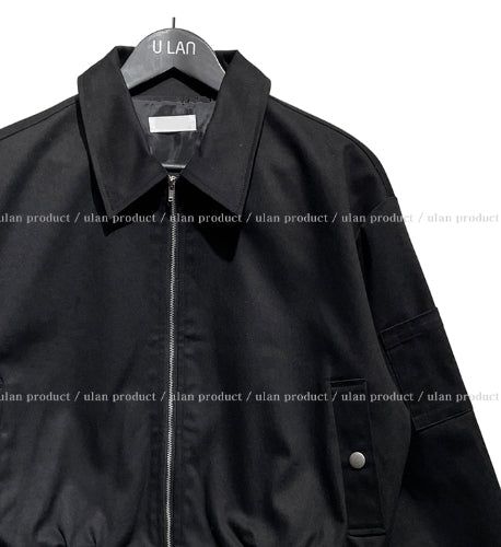 Lilo color matching crop cotton blouson