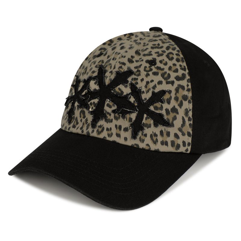 mahagrid(マハグリッド)の「LEOPARD CROSS STAR CAP(Hats)」