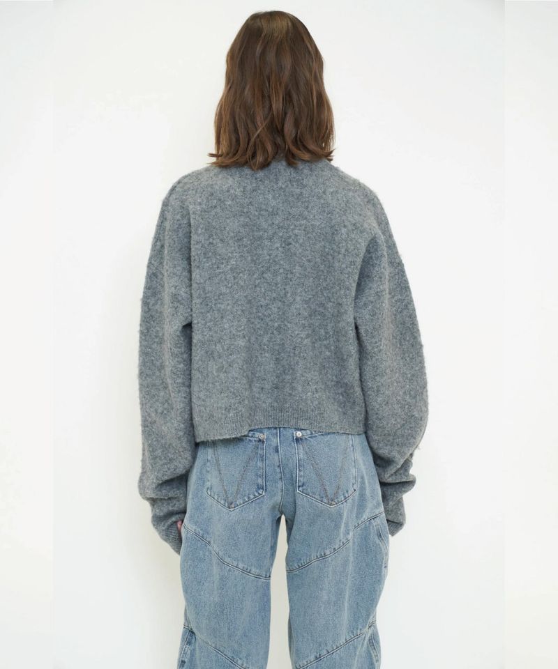 FLUFFY KNIT CARDIGAN