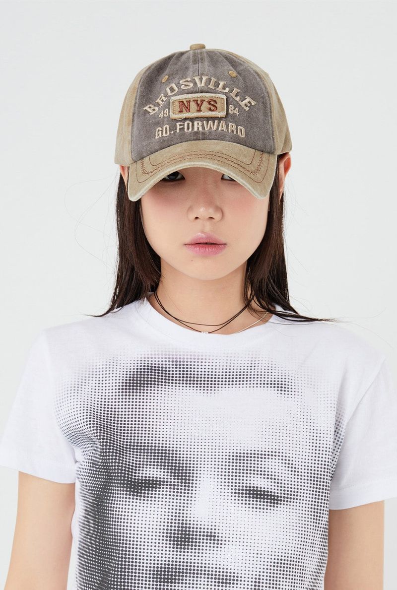 NYS embroidery pigment ball cap