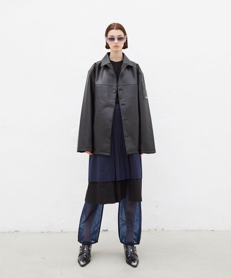 INPREP(インプレップ)の「VEGAN LEATHER JACKET(Jackets/Outerwear)」