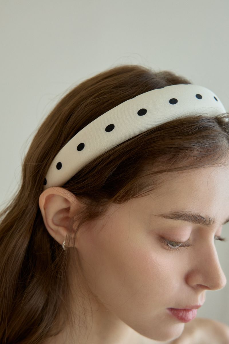 PINK PINEAPPLE（ピンクパイナップル）の「PUFFY DOTTY HAIR BAND（Hair Accessories）」