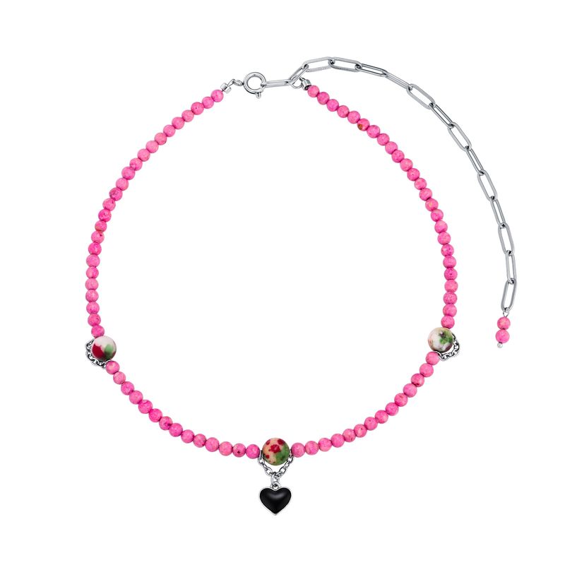 SENTIMENTS(サンティマン)の「no.232 necklace black pink(Accessories)」