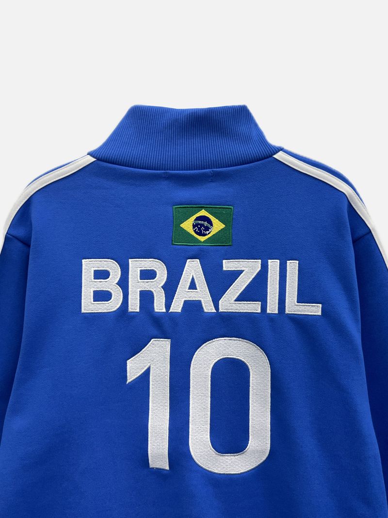 Noir Brazil Track Line Zip-Up 3C