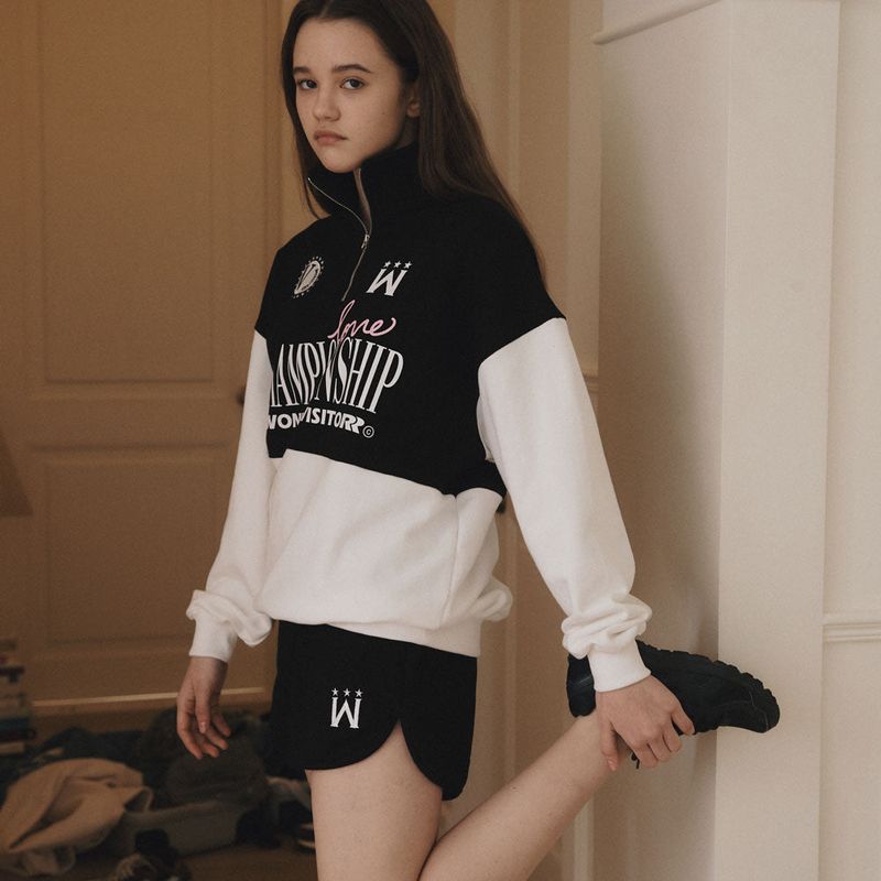Sporty Half Zip-up [2 Color]