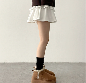 Bipol Golden Flare Cancanminiskirt