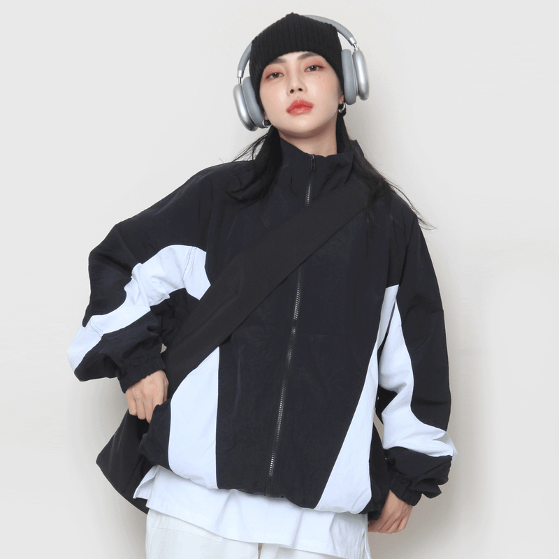 nutellike(ヌテールライク)の「Wave Coloring Zip-Up(Tops)」