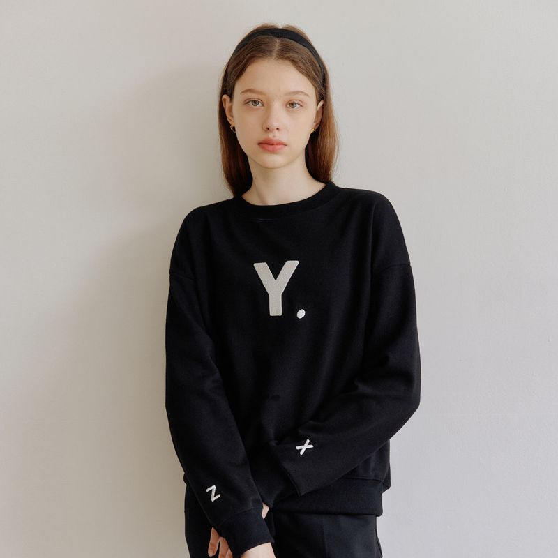 yuppe(ヤッピー)の「XYZTシャツ / XYZ T-SHIRT_BLACK(Tops)」