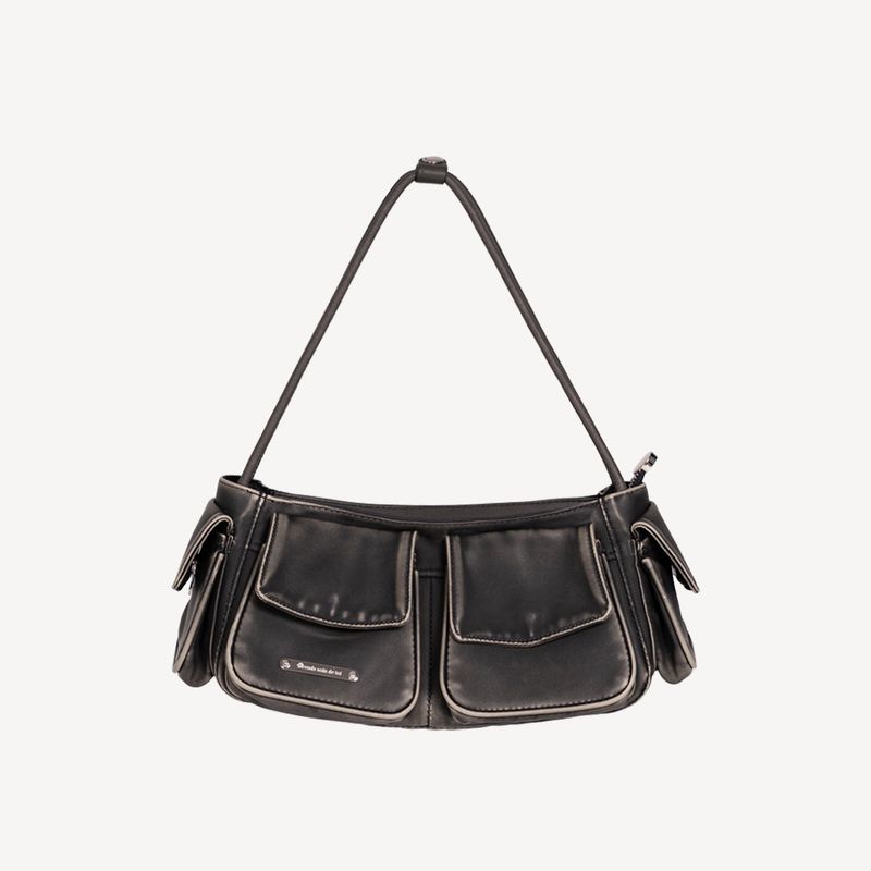 OUT POCKET SHOULDER BAG