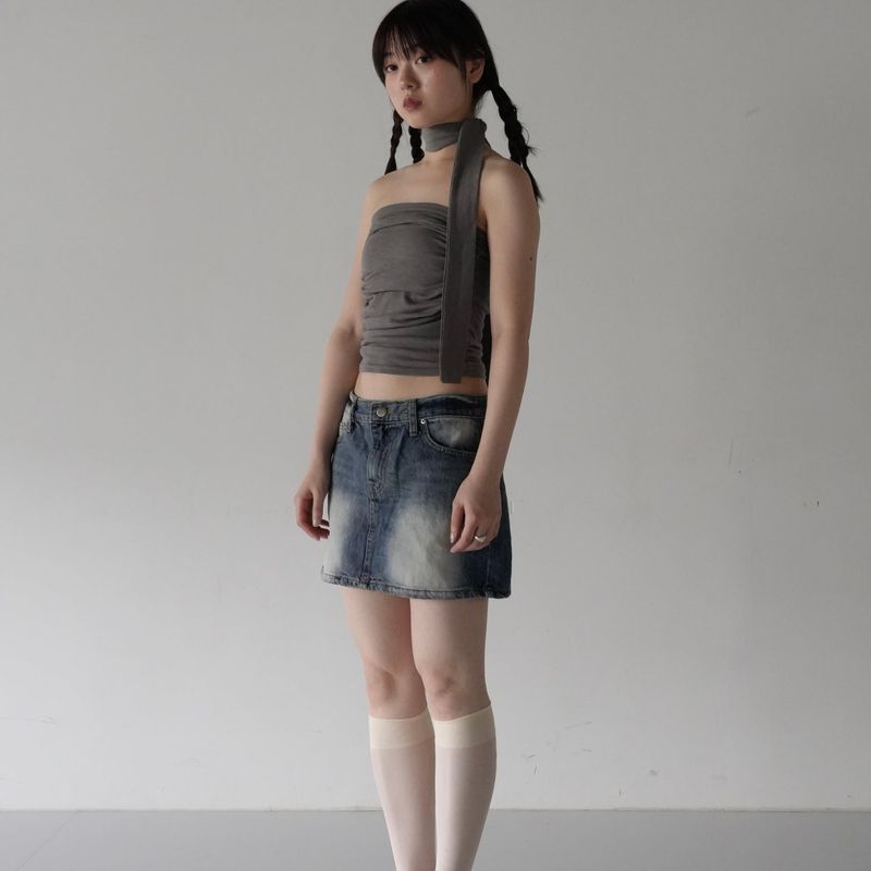 ribbon bustier