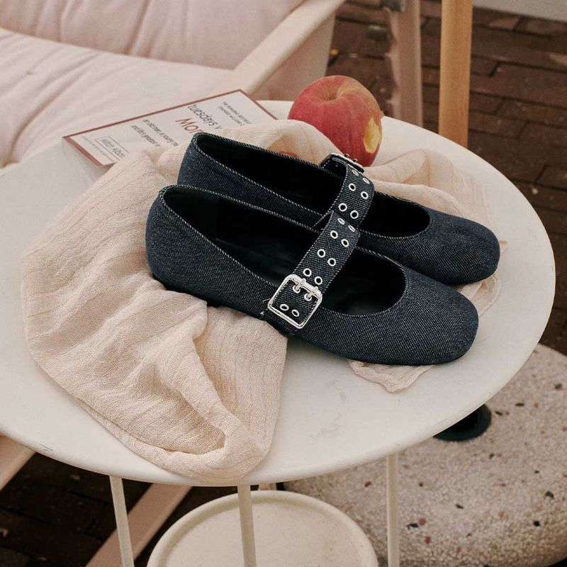 Eyelet Strap Maryjane - 3color