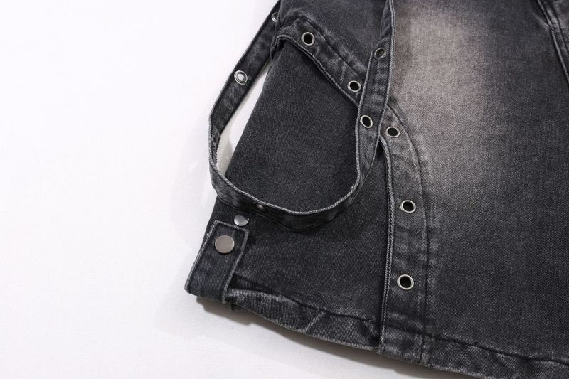 Kyle Ring Pocket Denim Bermuda Pants