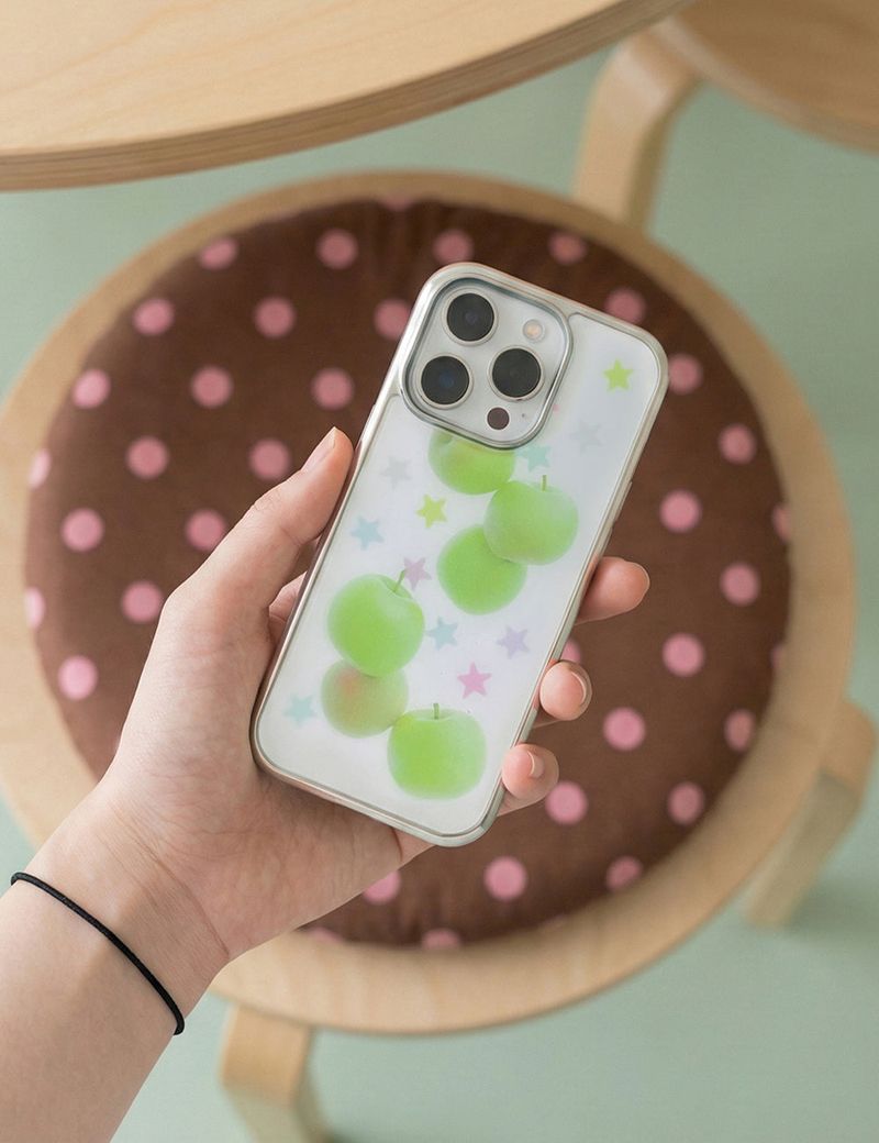 【MADE】Apple Fizz Silver Bumper Case